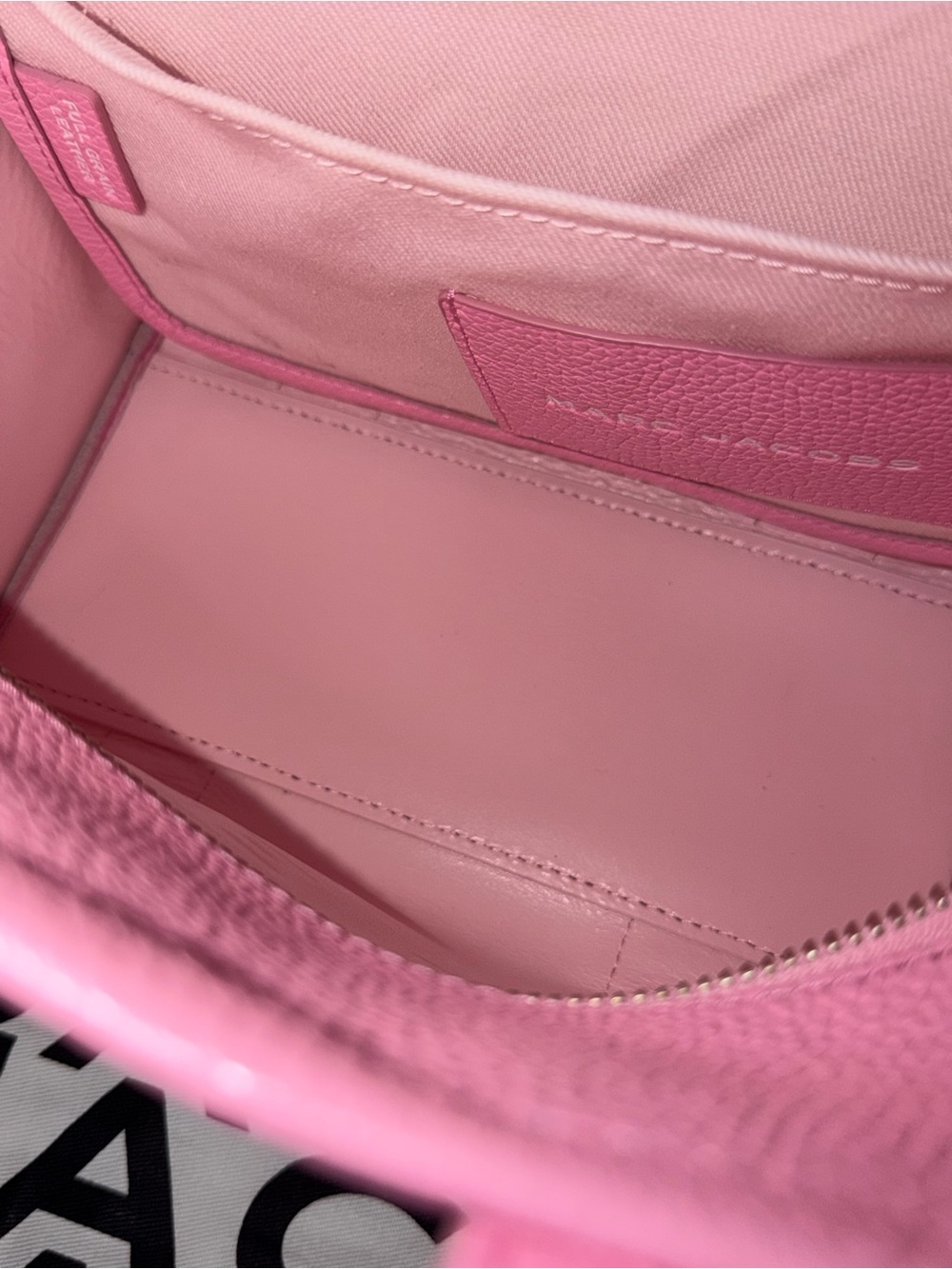 Marc Jacobs Fluro Pink The Tote Bag Small Leather - Picture 9 of 10
